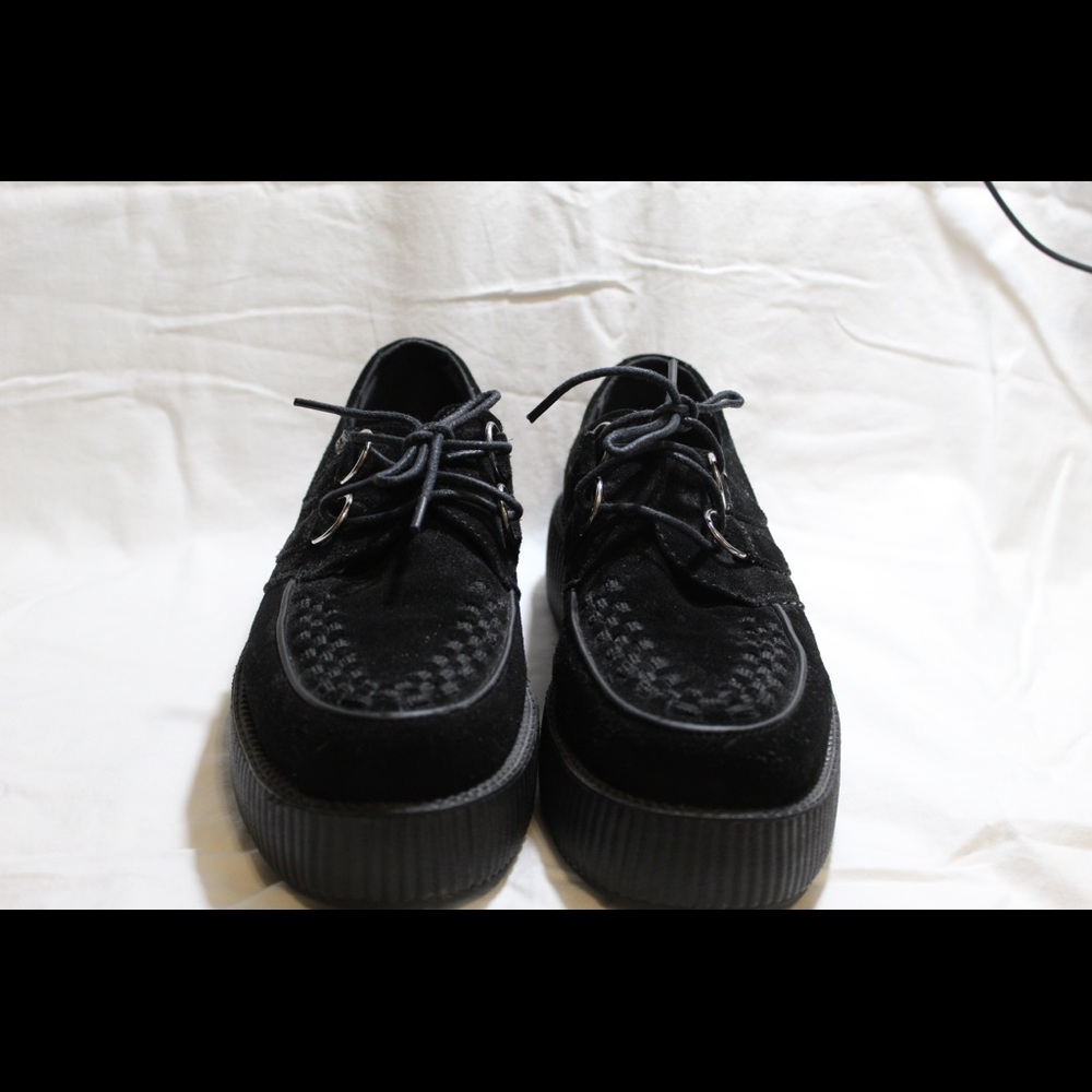 Black Suede T.U.K Creeper shoes